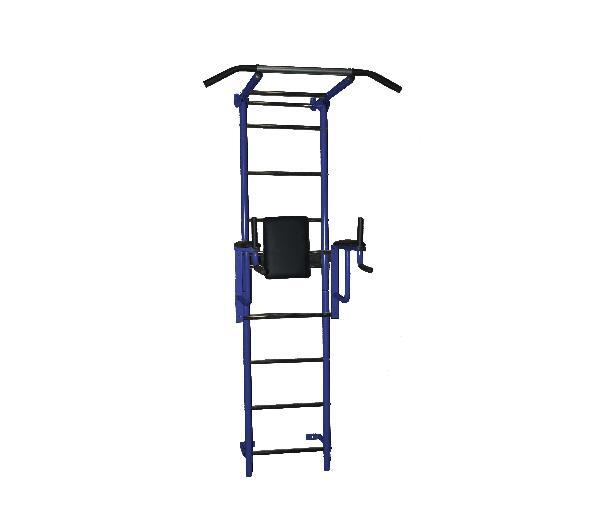 ДСК "Крепыш плюс" пристенный с брусьями (синий)