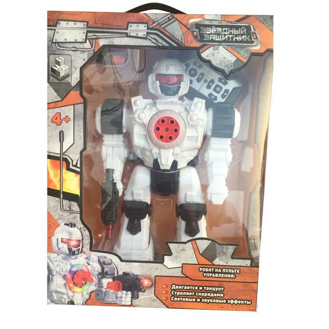 Звёздный защитник робот на д/у,стреляет липучками,движ.во всех напр.,свет,звук,эфф.в кор.1toy