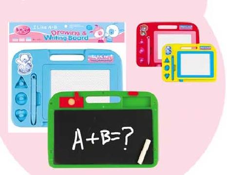 Доска 2 в 1 для рисован.карандаш,мел 22*15,5см