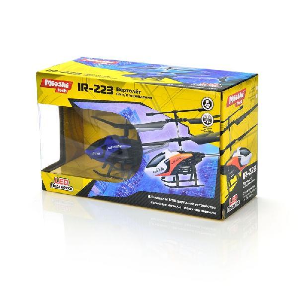 Вертолет Mioshi Tech "IR-223(3,5 канала,23 см,свет,аккум бат.USB,запас.дет.) 