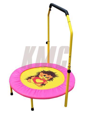 Складной мини-батут 36"  диаметр 92 см зеленый/оранжевый