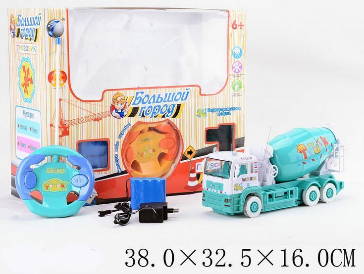 Бетономешалка на р/у (аккум.,з/у) в кор. "Большой город" 113W