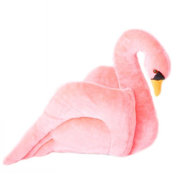 Мяг.игрушка Лебедь-кресло,розовое