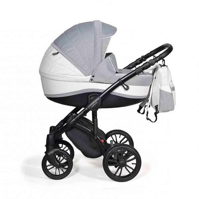 Коляска Caiman 3в1(Indigo) св.серый+т.серый