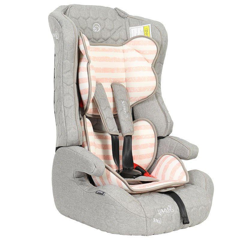 Автокресло  LB-513 "Comix" Story line группа 1-2-3 (9-36 кг) (peach)