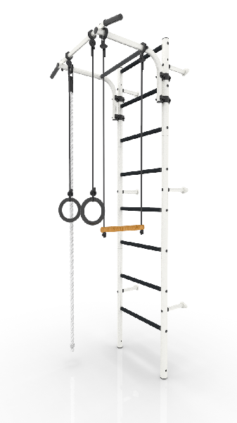 Детский спортивный комплекс "Атлет-1" ПВХ (бело-черный) ДСК-11.с