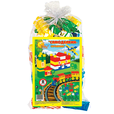 Констр-р Строитель малый 66эл. в мешке