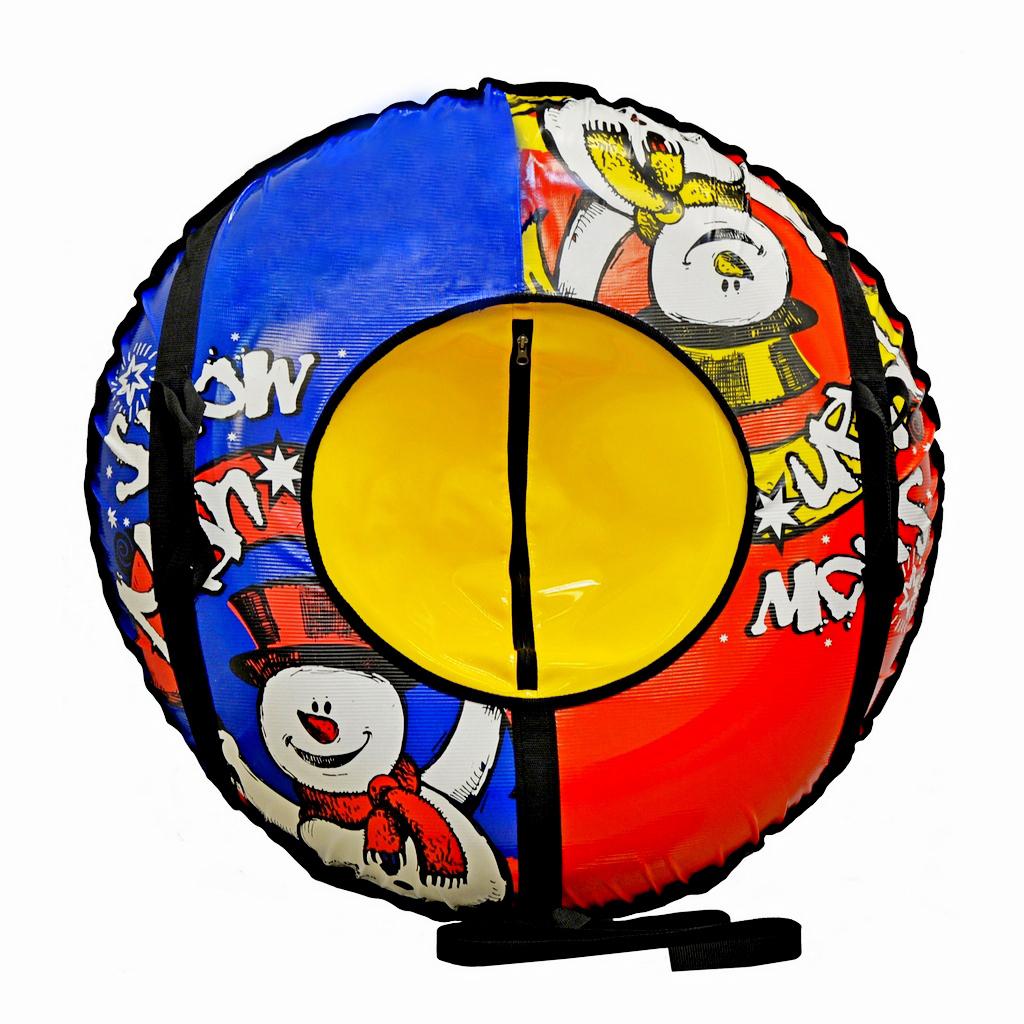 Надувные санки тюбинг Тент Узоры 93см.