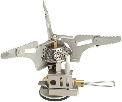 горелка газовая складная с пьезоподжигом TRAMP (нержавейка)