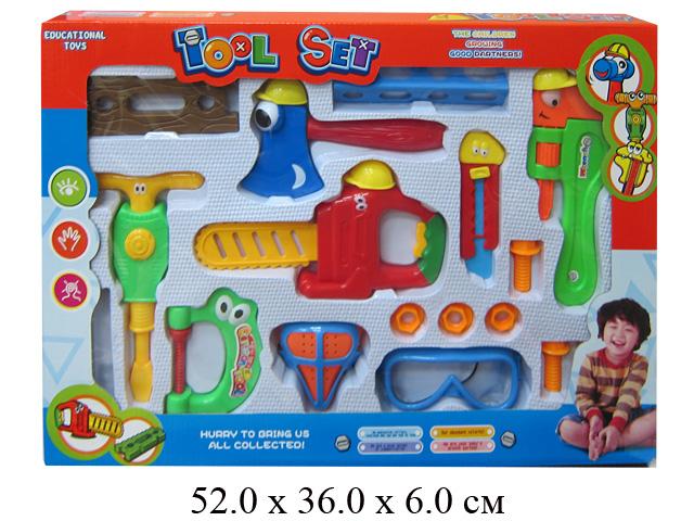 Набор строит. инструментов с глазками в кор. 9922