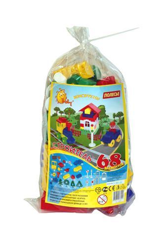 Конструктор "Строитель" 68 эл.