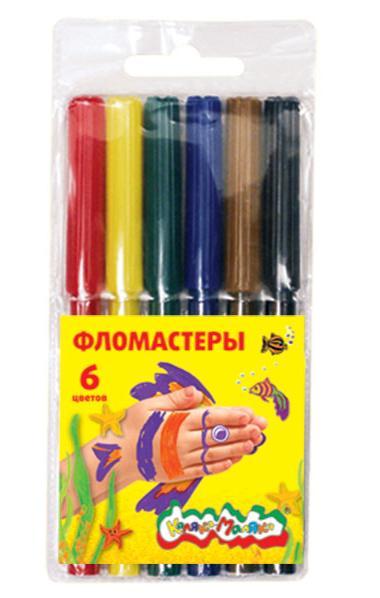 Фломастеры Каляка в конв.6 цветов/смываемые