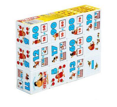 кубики Математика с рисунками