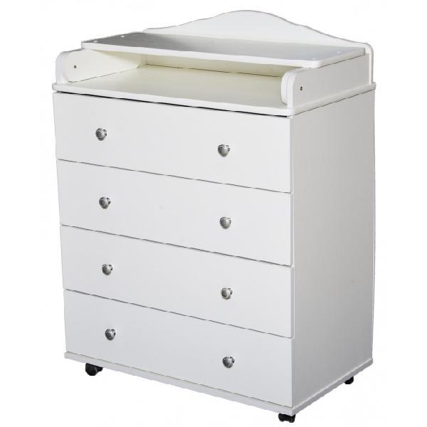 Комод "Ульяна-2" ЛДСП 800/4 белый