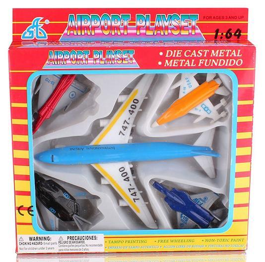 Набо мет.самолётов  Handers"Авиапарк"(5шт,7-13 см)