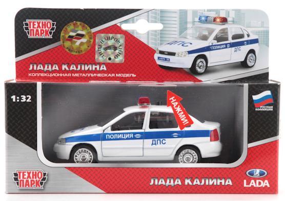 маш.Технопарк мет.инерц.Лада-калина ДПС свет+звук открыв. двери в кор. СТ-1049WB-10