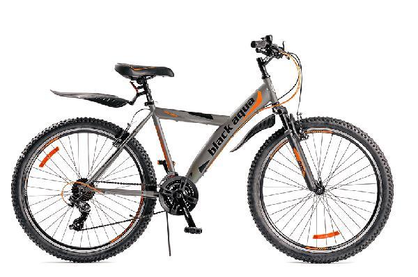 Велосипед Black Agua Cross1681D matt26", 2018 (серо-красный,серый-оранж.)