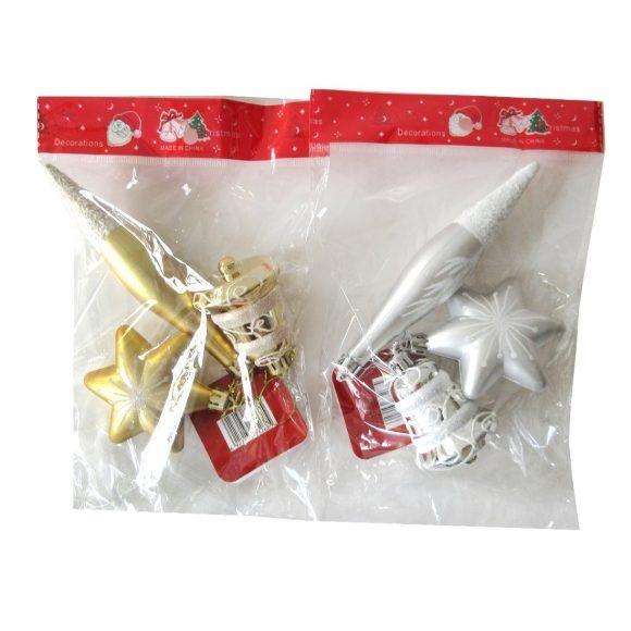 Ел.украшения,колокольчик 7см,звезда 7,5см,сосулька 15см,в ассортим.