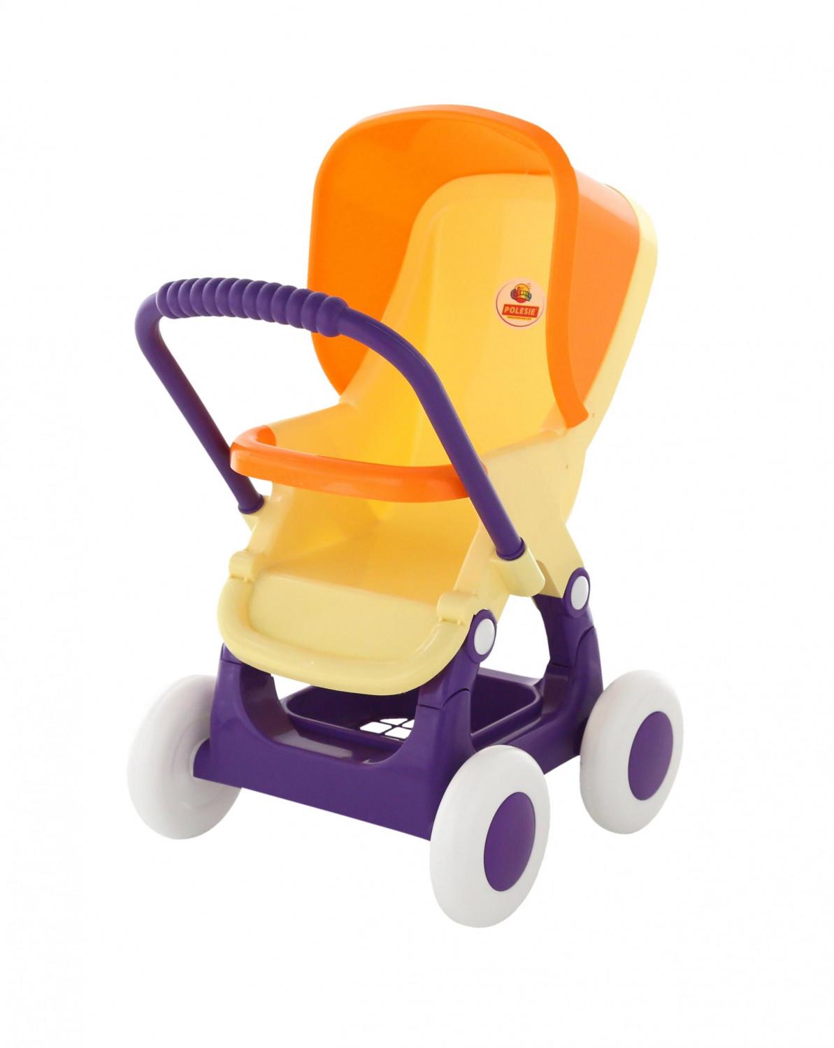 Коляска для кукол прогулочная 4-х колесная (в пакете)