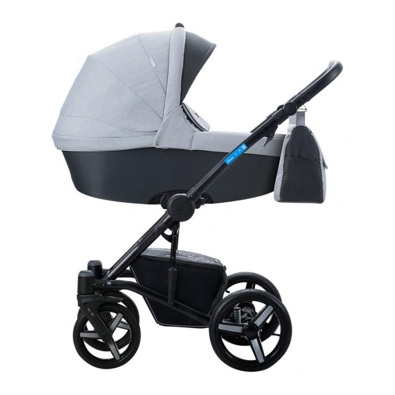 Коляска Forte 18 2в1 (Aro Team)  св.серый черный узор