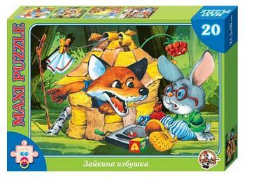 Зайкина избушка  (макси пазл.20эл.) 00195