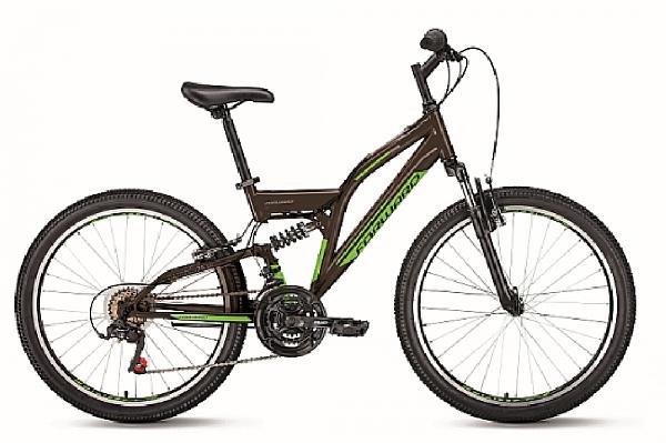 Велосипед  Forward RAPTOR 24 (24" 18ск рост13") синий мат.,черный мат