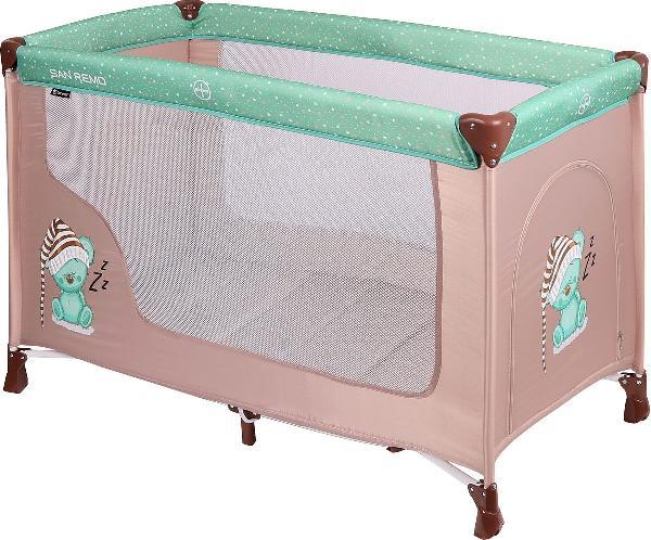 Манеж Lorelli San Remo 1(бежево-зеленый)