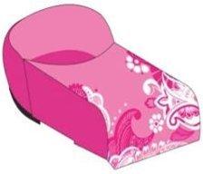 Матрасик "Тяни-Толкай" "Зимняя сказка" с попоной/розовый,синий