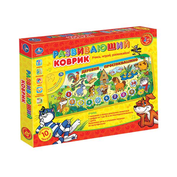 Развив.коврик"Умка""Деревня Простоквашино"муз.на бат.в кор.B615295R