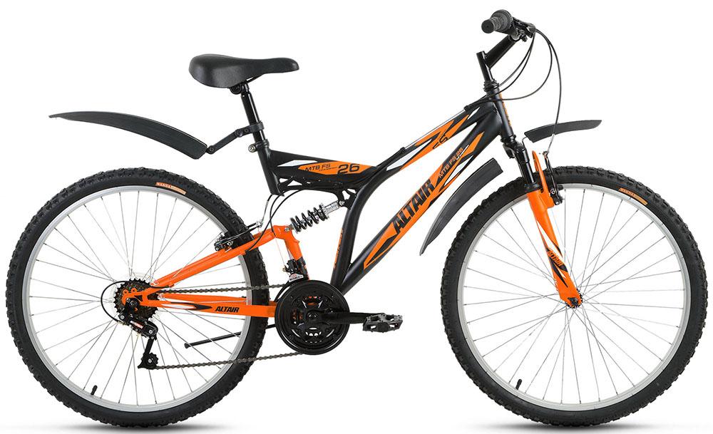 Велосипед FORWARD АЛЬТАИР МТВ FS 26 1.0 (26" 18ск рост 16") бел/черный,чер/желтый,син/бел.