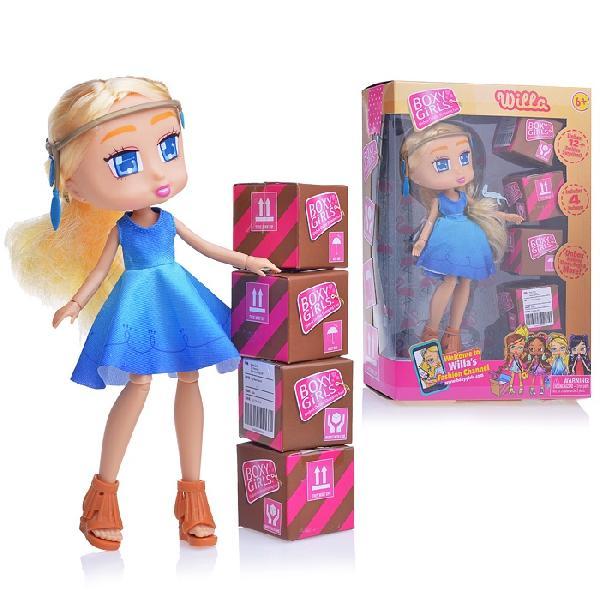 Кукла Boxy Girls Willa 20см. с аксессуарами в 4-х коробочках 4*4*4см,кор.18*7,5*27см
