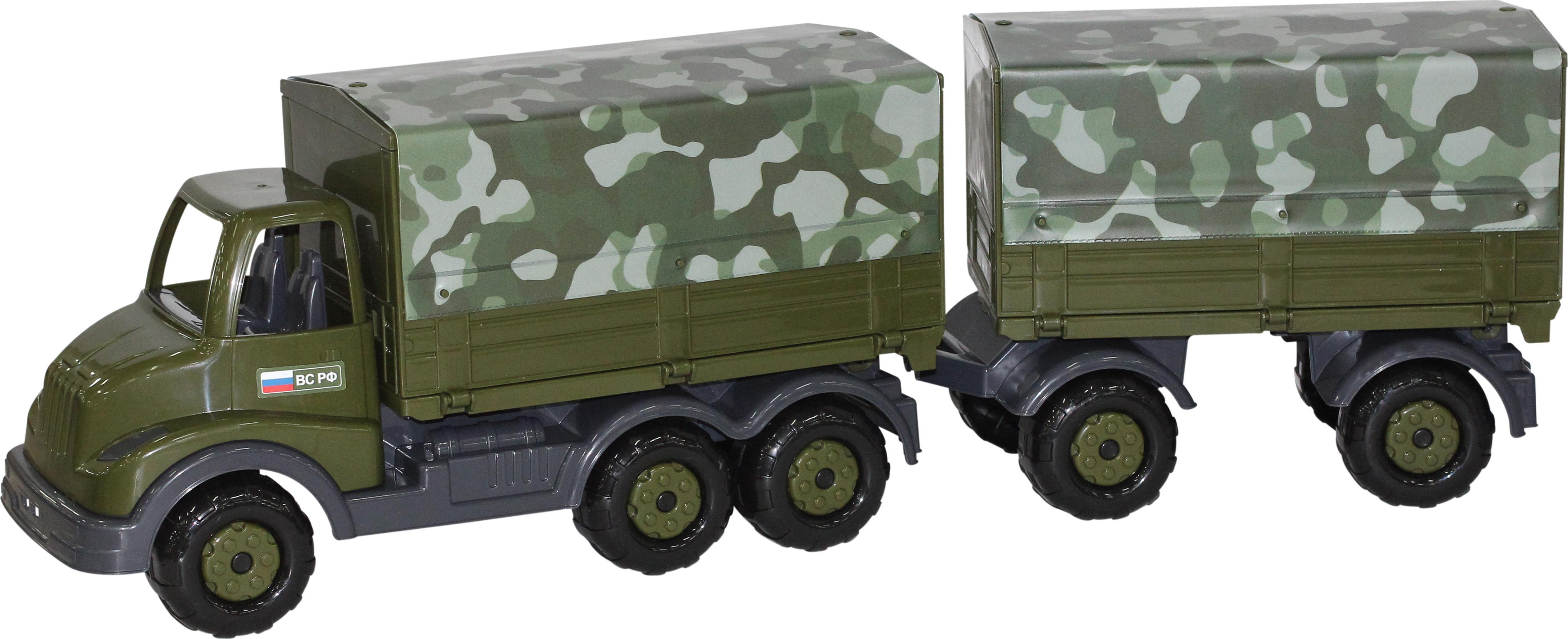 "Муромец" автомобиль бортовой тентовый военный с прицепом