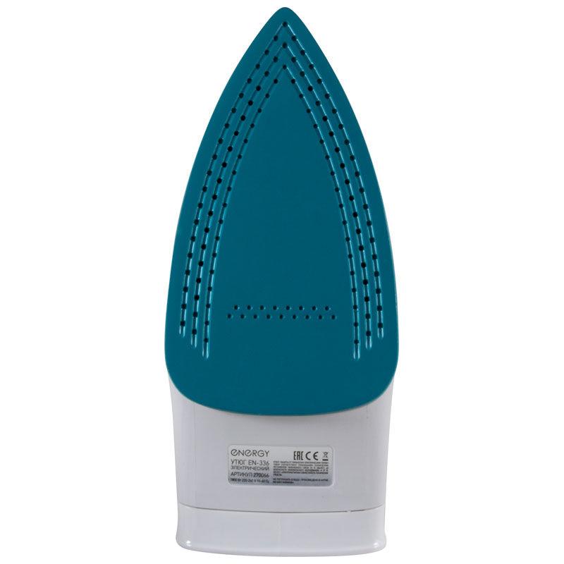 Утюг  ENERGY EN-366 бирюзовый (1800Вт,пар,пар.удар,верт.пар,спрей,тефлоновая подошва)