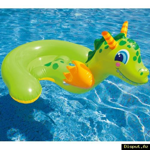 Дракон надувной д/детей от 3 лет 130*107см в кор. 56562