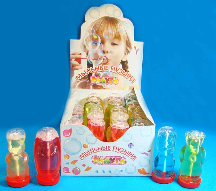 Мыльные пузыри "Радуга" "Зверята" в шоу-боксе