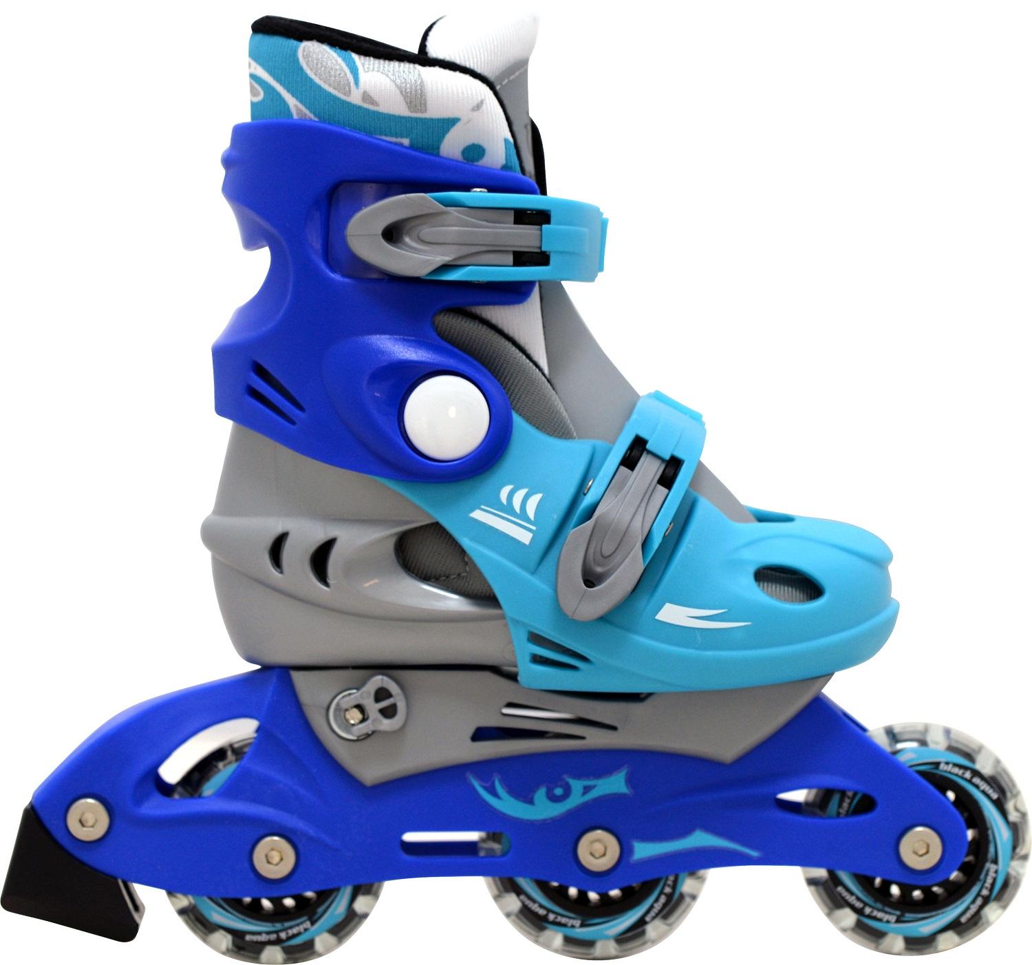 Роликовые коньки  BLACKAQUA РА-101 р.30-33