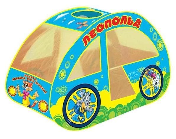 Детская игровая палатка "Играем вместе"  Леопольд. Машинка в сумке