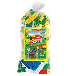 Конструктор  Строитель (Гигант,175 элем.в мешке)