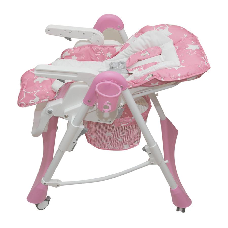 Стул для кормления  NANA зеленый/бежевый/оранжевый