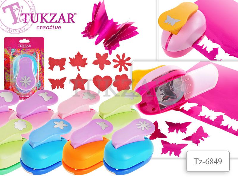 Креативный панч одинарный d-38мм,8 фигур лезвий в ассортим. TZ 6849