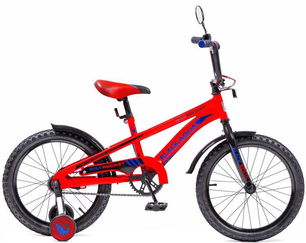 Велосипед  Wily Rocket 18",1s(оранжевый,синий,зеленый,огненно-красн.)KG1808