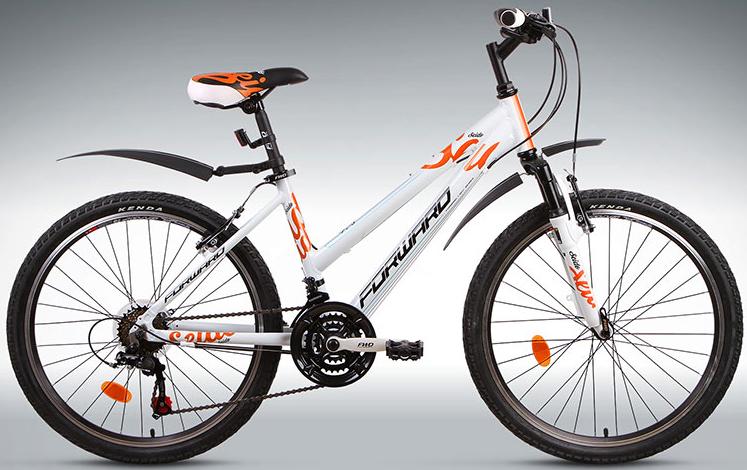 Велосипед FORWARD SEIDO 1,0алюм.(24 6ск.)белый/синий матовый,розовый