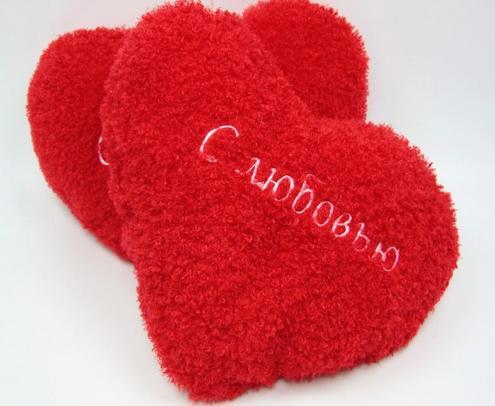 игрушка мяг. Сердечко/ Я люблю тебя/липа