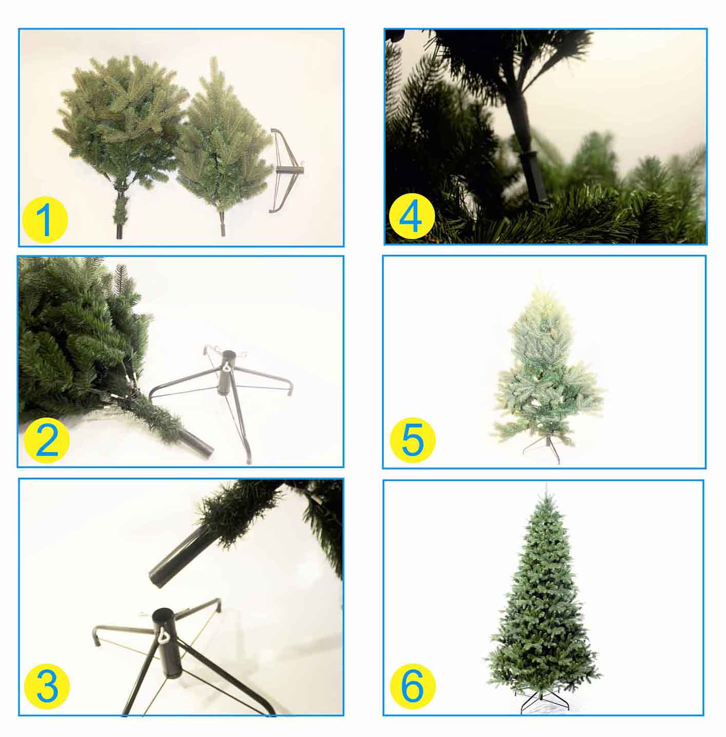 Ель искусственная "Русская красавица премиум" 225см