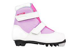 Ботинки лыжные TREK Kids NNN ИК (белый,лого розовый)р.30 ИК63р-16-26