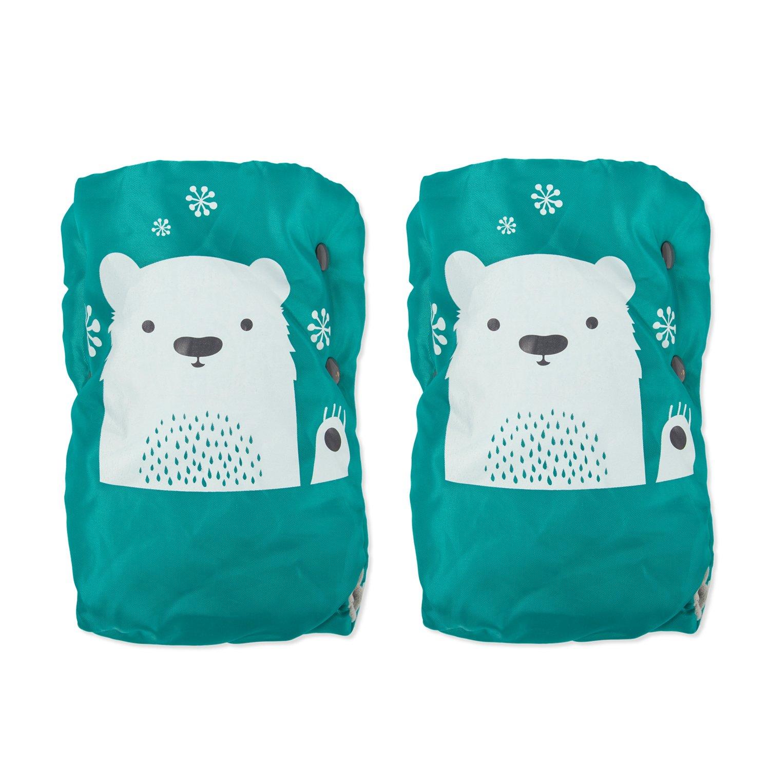 Рукавички для санок смедвежонком,совушками,тигренком