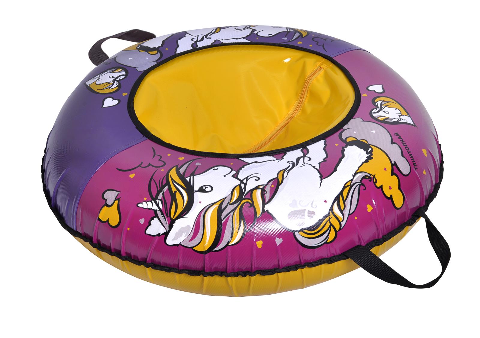 Надувные санки тюбинг тент ТяниТолкай PONY 83 см