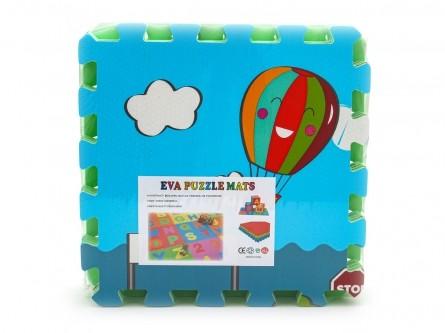 Коврик-пазл детский "Город" (9 шт) 31*31*09 см