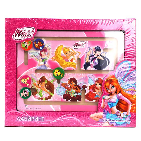 Деревяная игрушка "Играем вместе"Лабиринт Winx Div-Shin-Lab-1-Bo