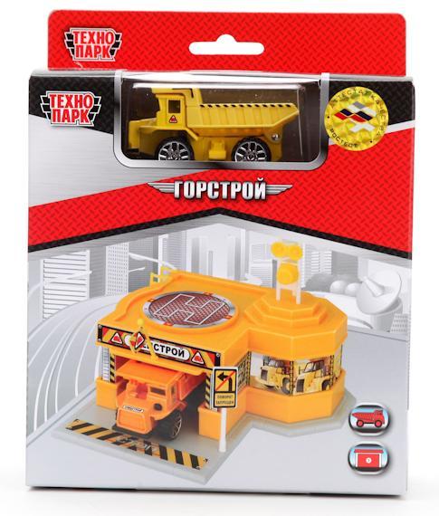 Строительная площадка "Технопарк"с машиной (подним кузов) и аксс 28193